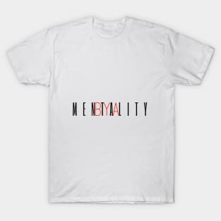 BYA Mentality Tall Black T-Shirt